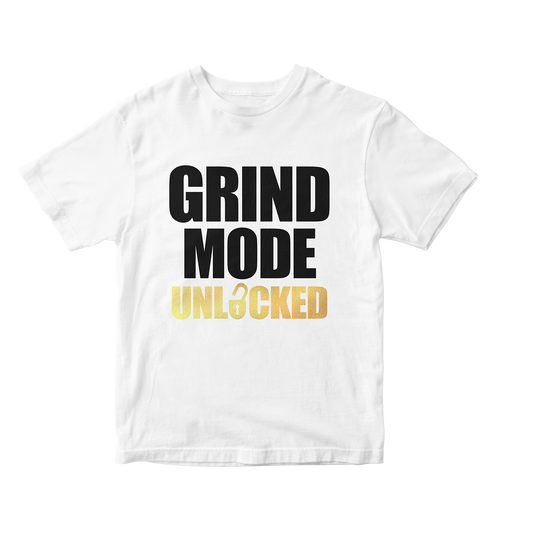 Grind Mode Unlocked Shirt (White)